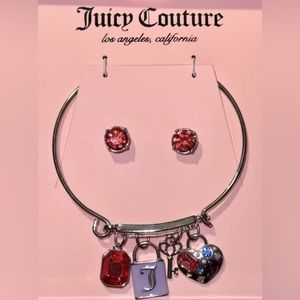 Juicy Couture Bracelet and Earrings Set